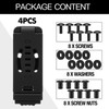 Relaxweex 4 Pack 3 Inch Holster Belt Clips Knife Belt