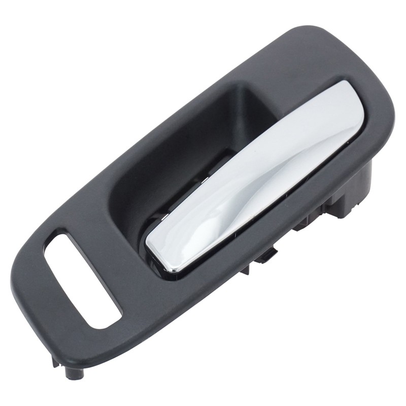 TRQ Door Handle Inside Interior Front Left Right Black Ebony