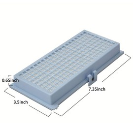 EZ SPARES 2Pcs Replacement for Miele Sf-ah30 S7000 Hepa Replacement Filter for Miele S624 S658 Canister, S7210 S7260 S7280 S7580 S768 Upright Vac Vacuum Cleaner