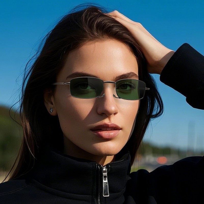 VEQINIKA Foldable Sunglasses for Men Women Polarized Folding Sunglasses Spring