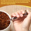 Flutesan 6 Pcs Mini Sowing Seed Dispenser Sower with 2