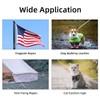 100ft Flag Pole Rope, Flag Pole Halyard Rope Kit with