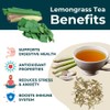 Teapro Premium Lemongrass Tea 100g | Caffeine-free Herbal Loose Leaf