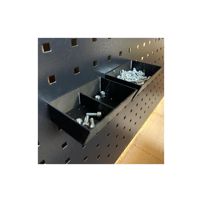 Güde Perforated Wall Storage Box, 2 x Small Parts Storage