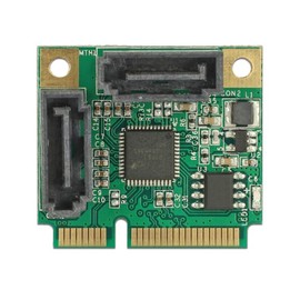 DeLOCK Mini PCI Express I/O PCIe half size 2 x SATA 6Gb/s