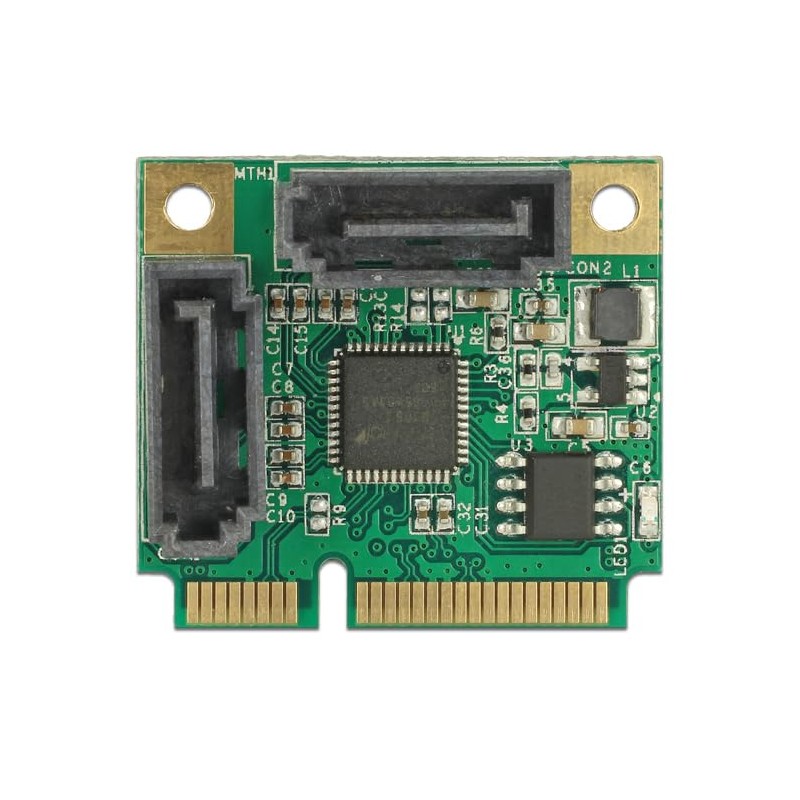 DeLOCK Mini PCI Express I/O PCIe half size 2 x