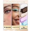 Purple Matte Eyeshadow Palette, Purple Waterproof Metallic Cream Eyeshadow