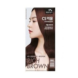 man with flowers 컬러염색 염색약 새치 꽃을든남자 먹물 진한갈색 커버 SNM-WFP8DXP