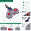 Electric Mop Head Attachment for Dyson V7–V11 – Vacuum Mop