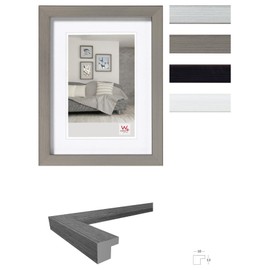 walther design JK824B Picture Frame Black 18 x 24 cm Construction Design Frame