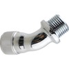 TAODAN Silver Brass Hose Elbow Adaptor G1/2 Male to Female