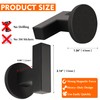 ULIBERMAGNET Coat Hooks for Hanging,2PCS Magnetic Mount Coat Hanger Hooks,Anti-Slip