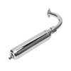 Exhaust Muffler Pipe Motorized Bicycle Engine Muffle Tailpipe Exhaust Pipe
