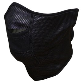 Long ski Face Mask Micro fleece and Windproof membrane Pro Therm Guard HR-174 (Black, one size)