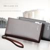 YUEcthynous Men's Long Leather Wallet Large with Many Compartments Design,
