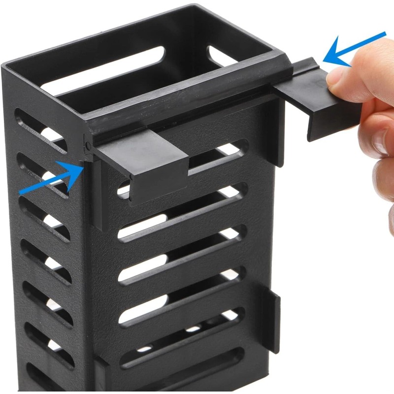 Lawei 8 Pack Hanging Aquarium Plant Holder, Plastic Aquatic Pot