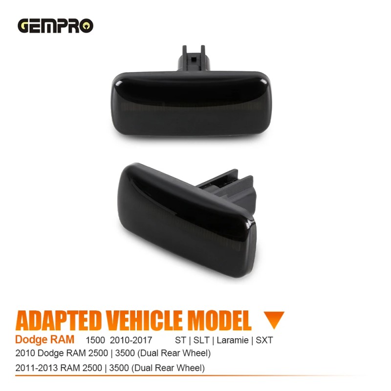 Plug-and-Play Trucks Dual Fender Led Side Marker Light for Dodge