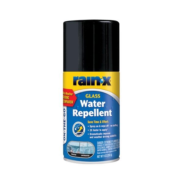 Rain-X 630167 On-The-GO Glass Water-Repellent Aerosol 9 oz.