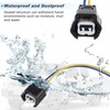 Hihaha 6Pcs Fuel Injector Wiring Harness for Nissan Frontier 2000-2002