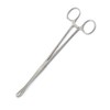 OdontoMed2011 9-1/2" LOCKING SPONGE FORCEPS - STAINLESS STEEL - FOUR-STAGE