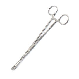 OdontoMed2011 9-1/2" LOCKING SPONGE FORCEPS - STAINLESS STEEL - FOUR-STAGE LOCKING JAW 9.5"