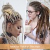 Kraler 3 Pcs Elastic Hair Ties with Wooden Toggle for