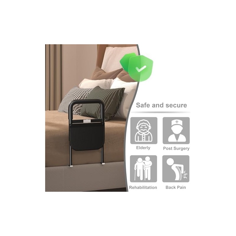 Standing Aid Bed for Older Adults Height Adjustable Handle Bed