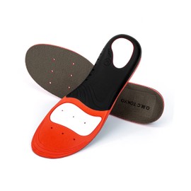 O.M.C TOKYO Insole, Shock Absorption, Ergonomic Technology, Women's, Men's, For Work or School, Sports, Brown, One Size Fits Most (Comfort Insole 10.0 - 11.0 inches (25.5 - 28.0 cm)