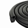 Door Trim Seal with Internal Rubber Flange 45/64" Bulb Diameter
