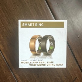 Unbranded Smart Ring Heart Rate Monitor Blood Pressure Sleep Tracker Health Size 8 New