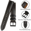 Gomvadr Quick Release Leather Watch Band,Vintage Oil-tanned Pull-up Leather Strap