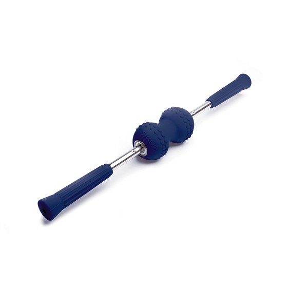 Spoonk Acupressure Roller, Navy - Deep Tissue Massager for Back, Neck & Foot Pain Relief & Muscle Recovery - Great for Plantar Fasciitis - Reduces Pain and Soreness