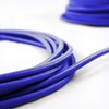 smartect smartect Textilkabel Dunkelblau, 5 Meter Vintage Lampenkabel Stoff, 3-Adrig