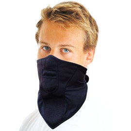 GEARS Storm Breaker Bandana | Half Face Mask | Breathable 4-Way Stretch Neck Protection for Active Riders & Snowsport Athletes | Windproof & Waterproof | Winter Motorcycle Riding (Large/X-Large)