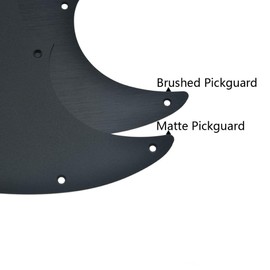 Dopro 8 Hole Matte Aluminum Tele Humbucker Pickguard Metal Anodized TL Pick Guard Scratch Plate for USA/Mexico Tele/Telecaster Matte Black
