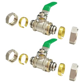 Delixike 2pack New M8039 Fits For MaxLine RapidAir 3/4" In Line Ball Valve For 3/4" Max Line Air Tubing
