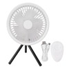 Tripod Stand Fan USB Rechargeable Retractable Portable Camping Fan Hanging