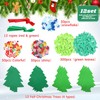 Fumete 474 Pcs Christmas Craft for Foam Sticker with 12