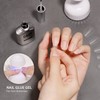 GAOY Nail Glue Gel, 2 in 1 Nail Glue and