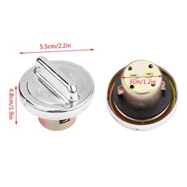 Moped Fuel Tank Cap Roller, Fuel Cap Cap Closure of Fuel Cap Cover for GY6 150CC 250CC Moped Scooter Tank