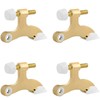 OBTANIM 4 Pack Hinge Pin Door Stopper Heavy Duty Metal
