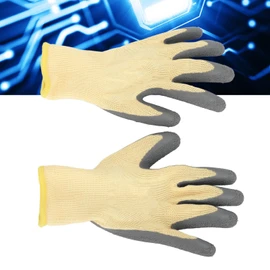 Guantes Aislantes, Operación Flexible Guantes de Trabajo de Goma Muñeca Elástica Abierta Resistencia Al Voltaje de 400 V 1 par para Reparación de Instalación de Equipos