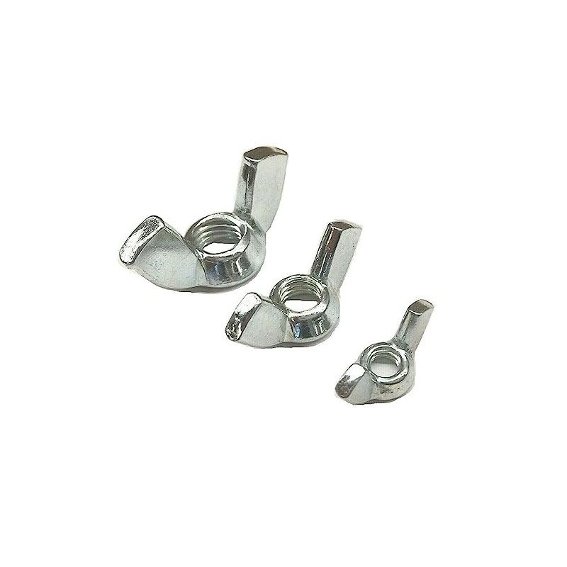 Wing Nuts Galvanised Steel M3 M4 M5 M6 M8 M10