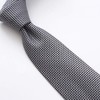 Ojier Men's Necktie/Jacquard Tie, 100% Silk Silk, Plain, Mini Plaid,