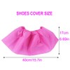 Disposable Shoe Covers 200PCS Non-Slip Durable Indoor Boot Overshoes Protector