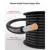 NAOEVO 16 Gauge Marine Wire, 16 AWG Tinned Copper PVC