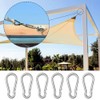 Pack of 20 Carabiner M4 Carabiner Hooks Stainless Steel 304