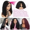 Burmese Curly V Part Wigs For Black Women Water Wave