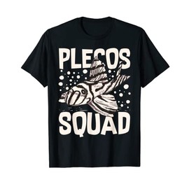 Plecostomus Pleco Fish Aquarium Food Tank Zebra Cave T-Shirt