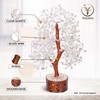 YATSKIA Clear Quartz Crystal - Tree of Life Chakra, Stone
